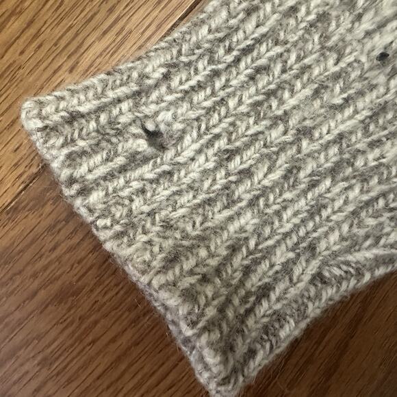 Vintage L.L.Bean Fair Isle Wool Blend Sweater Womens Small Beige - Picture 7 of 7